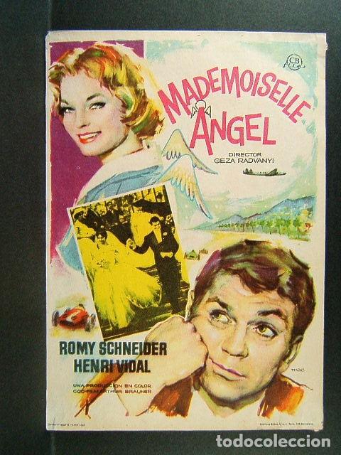 Kino: MADEMOISELLE ANGEL-TEATRO ULTONIA-GERONA-GEZA RADVANYI-ROMY SCHNEIDER-HENRI VIDAL-ILUSTRA MAC-1960.