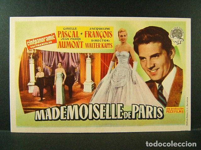 Kino: MADEMOISELLE DE PARIS-WALTER KAPPS-GISELLE PASCAL-JACQUELINE FRAN&Ccedil;OIS-(1955)-PERFECTO ESTADO.