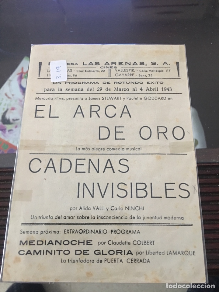 Cine: Programa de cine con publicidad cadenas invisibles - Foto 2