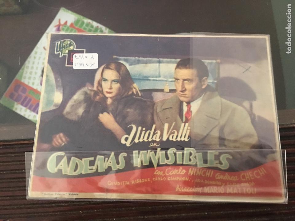 Cine: Programa de cine con publicidad cadenas invisibles - Foto 1