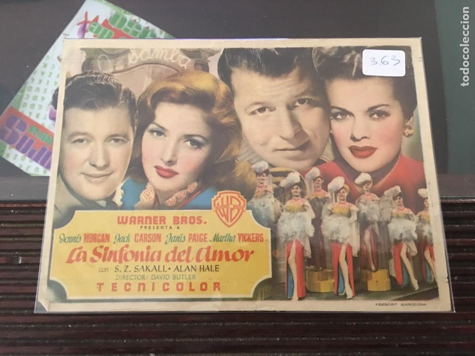 Cine: Programa al cine con publicidad la sinfon&iacute;a del amor - Foto 1
