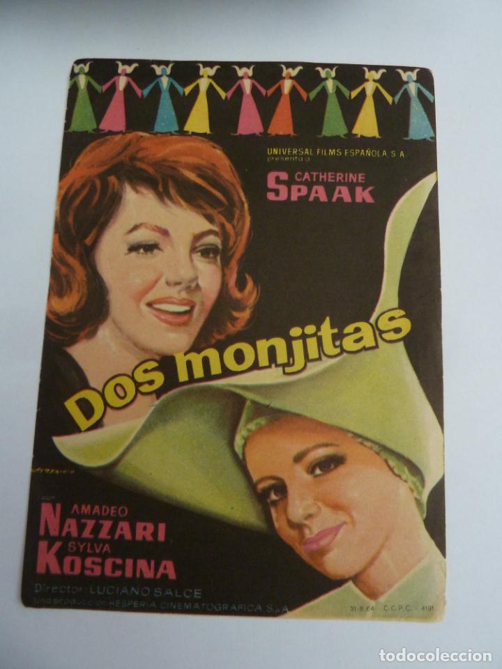 Kino: dos monjitas catherine spaak sylva koscina folleto de mano original estreno perfecto estado