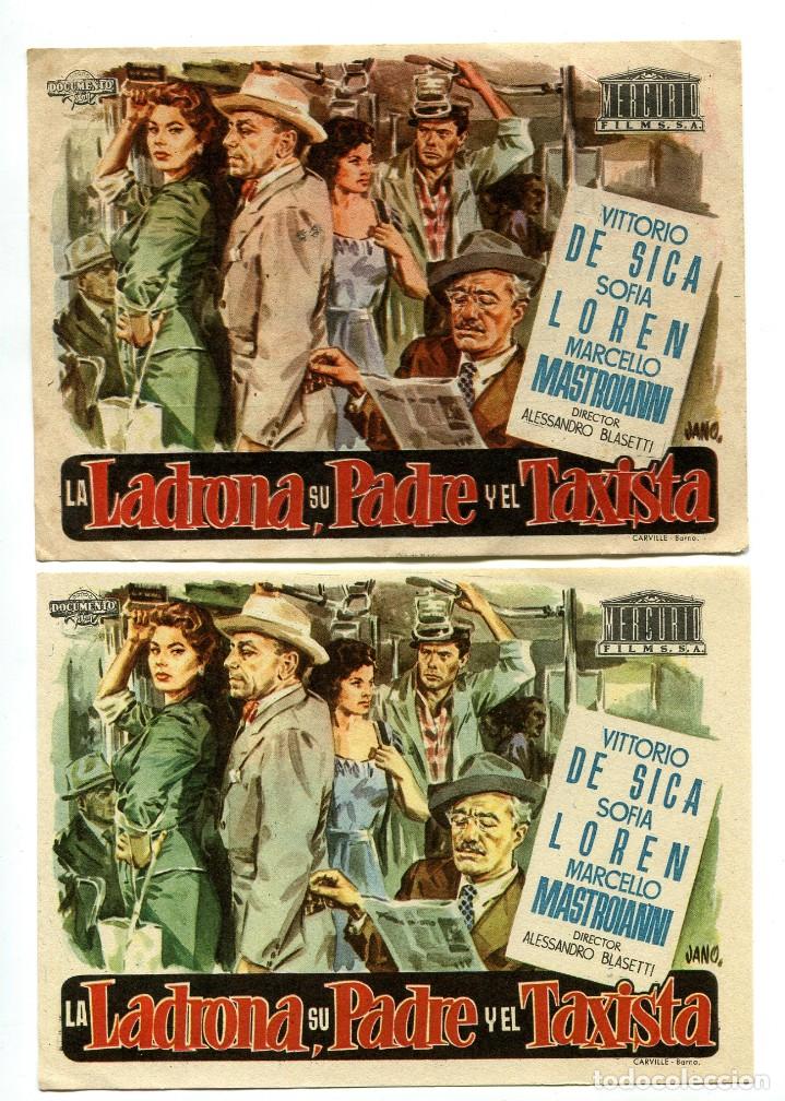 Cine: LA LADRONA SU PADRE Y EL TAXISTA, con Sof&iacute;a Loren.