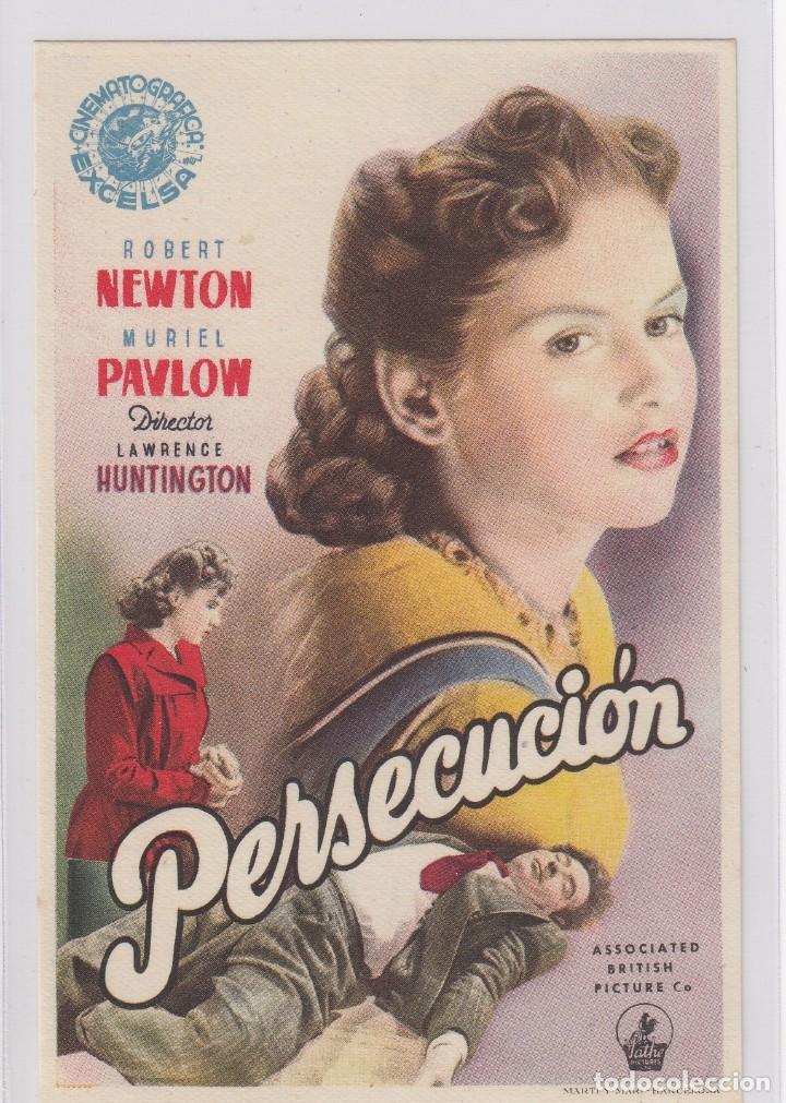 Cine: programa de mano original persecuci&oacute;n (sin cine) - Foto 1