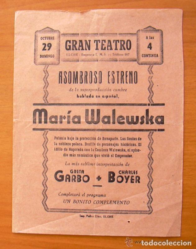Cine: Programa local - Maria Walewska - Gran Teatro - ELCHE - Foto 1