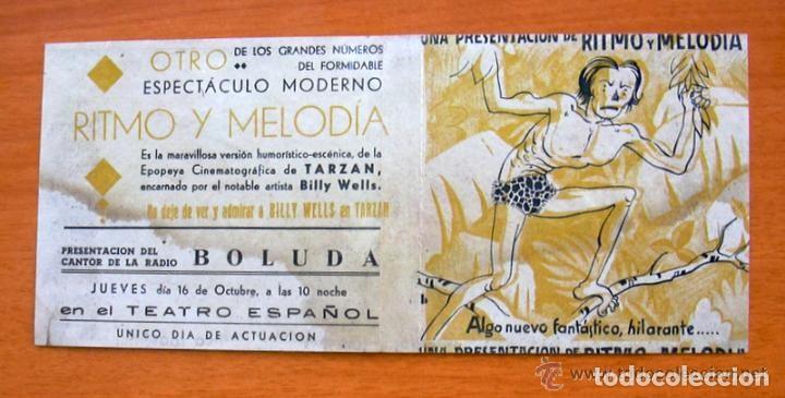 Folhetos de m&atilde;o de filmes antigos de cinema: Espect&aacute;culos CID - Ritmo y Melodia : TARZAN - Ver fotos adicionales