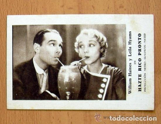 Cinema: Hazte rico pronto - Pelicula de 1932 - William Haines - Publicidad Cine Gades de C&aacute;diz