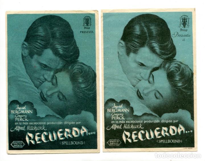 Cine: RECUERDA, con Ingrid Bergman. - Foto 1