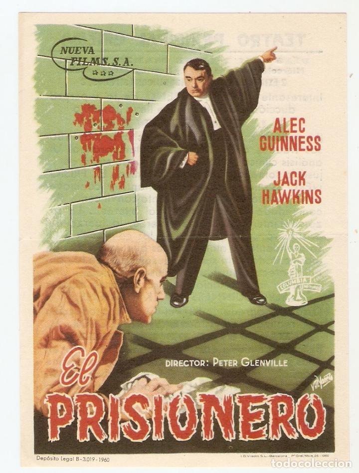 Cinema: EL PRISIONERO - ALEC GUINNES, JACK HAWKINS - DIRECTOR PETER GLENVILLE - CINE TEATRO PRINCIPAL CINEMA