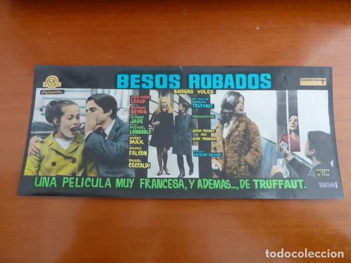 Cine: besos robados fran&ccedil;ois truffaut folleto publicitario original estreno