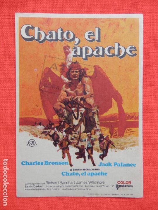 Cine: chato, el apache, impecable sencillo, charles bronson, con sello publi coca - Foto 1
