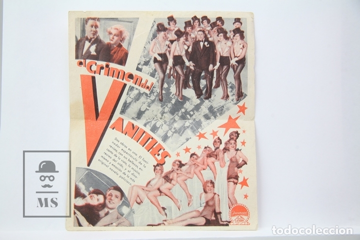 Cine: Programa de Cine Doble - El Crimen del Vanities / Carl Brisson - Paramount - Publicidad - Foto 2