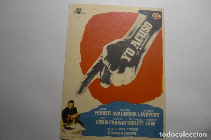 Cine: programa yo acuso - jose ferrer- publicidad monterrosa reus - Foto 1