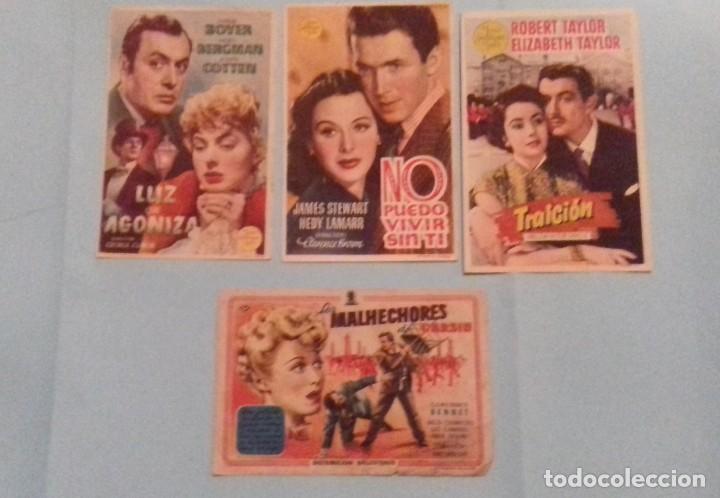 Cinema: Lote 4 Folletos de mano con publicidad de varios cines de SOLLER y PALMA DE MALLORCA