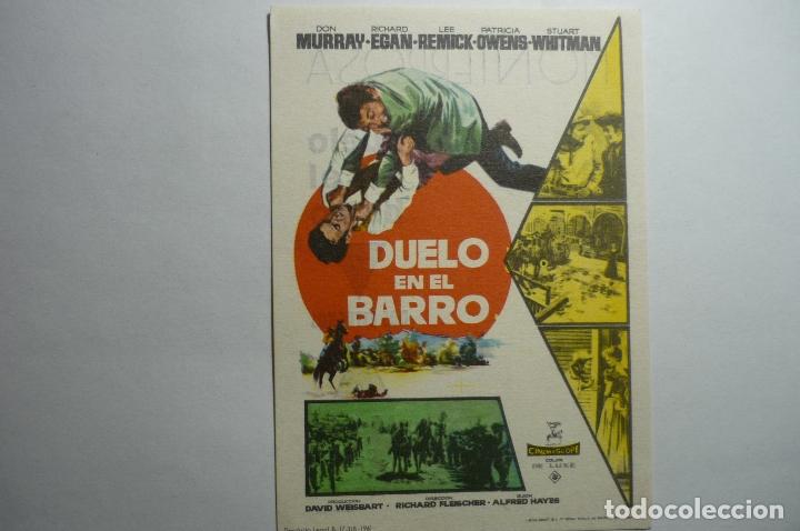 Cine: programa duelo en el barro - don murray publicidad monterosa -reus - Foto 1