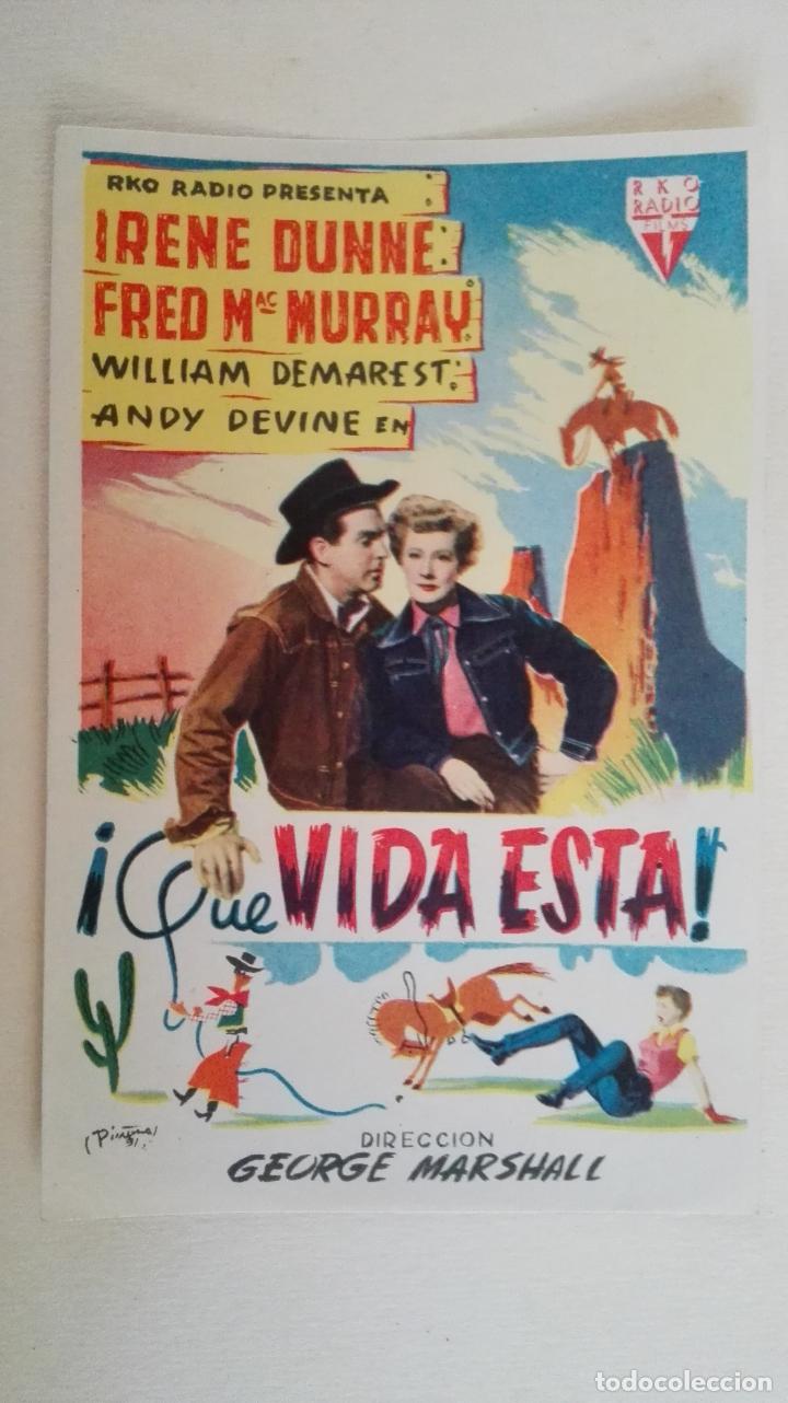 Cine: PROGRAMA DE CINE, QUE VIDA ESTA, SIN PUBLICIDAD - Foto 1