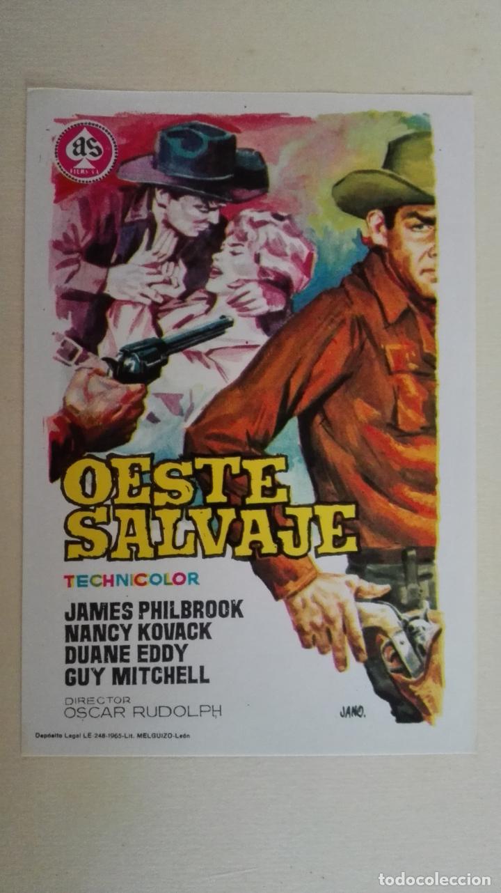 Cine: PROGRAMA DE CINE, OESTE SALVAJE, SIN PUBLICIDAD - Foto 1