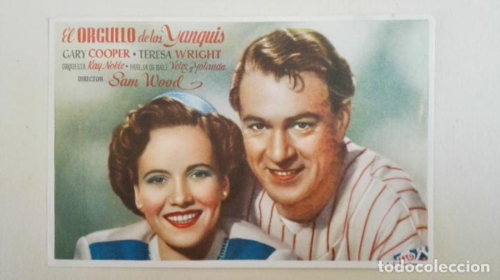 Cine: PROGRAMA DE CINE, EL ORGULLO DE LOS YANQUIS, SIN PUBLICIDAD - Foto 1