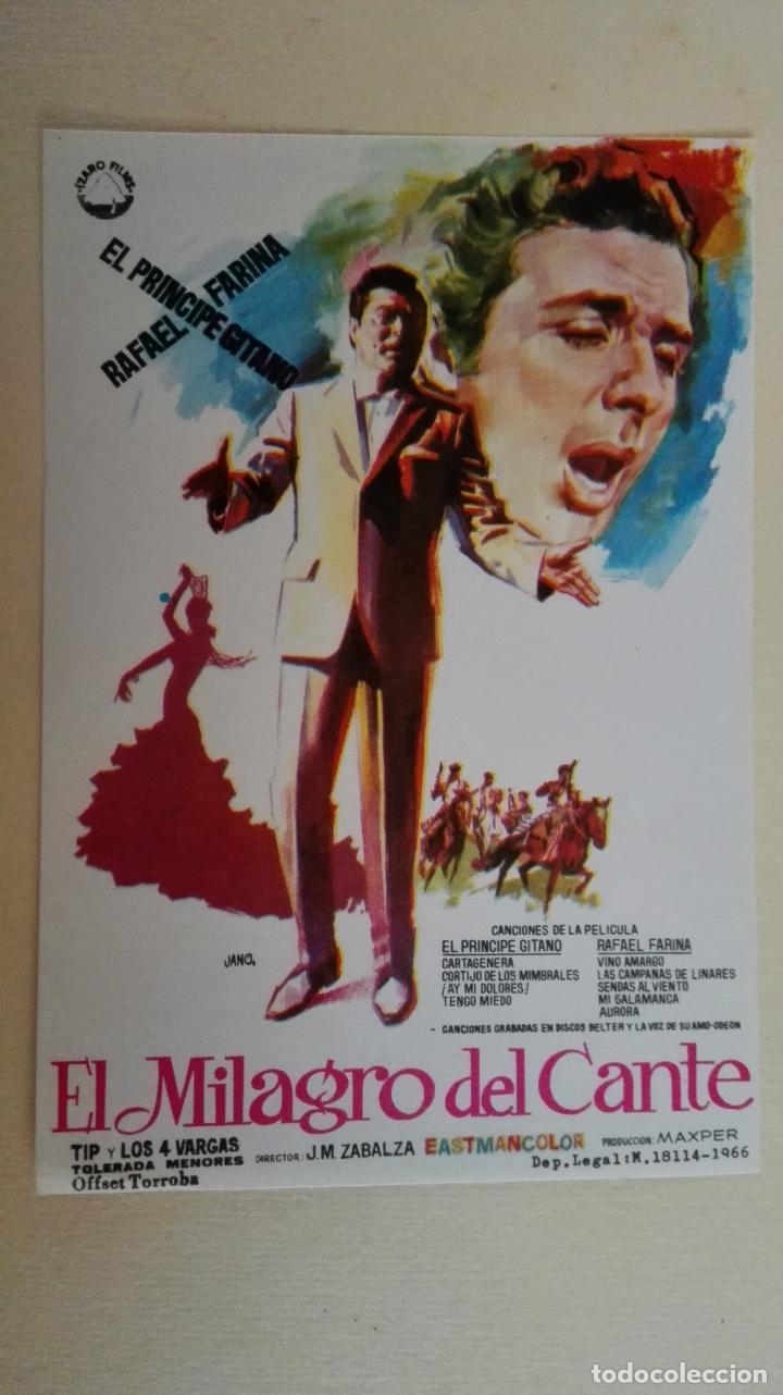 Cine: PROGRAMA DE CINE, EL MILAGRO DEL CANTE, SIN PUBLICIDAD - Foto 1