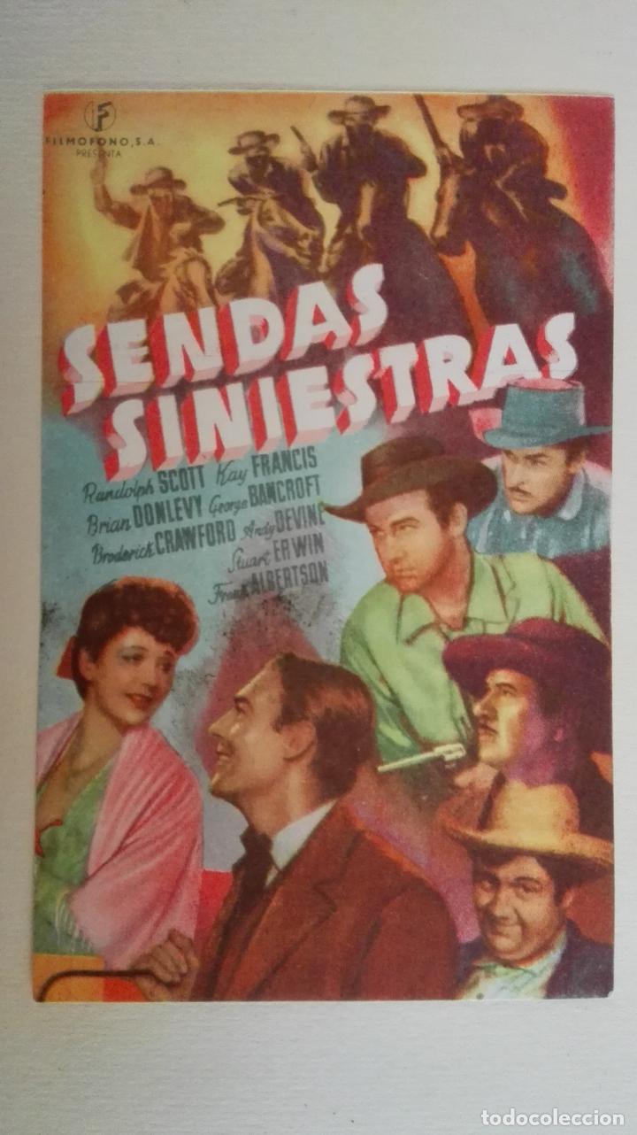 Cine: PROGRAMA DE CINE, SENDAS SINIESTRAS, SIN PUBLICIDAD - Foto 1