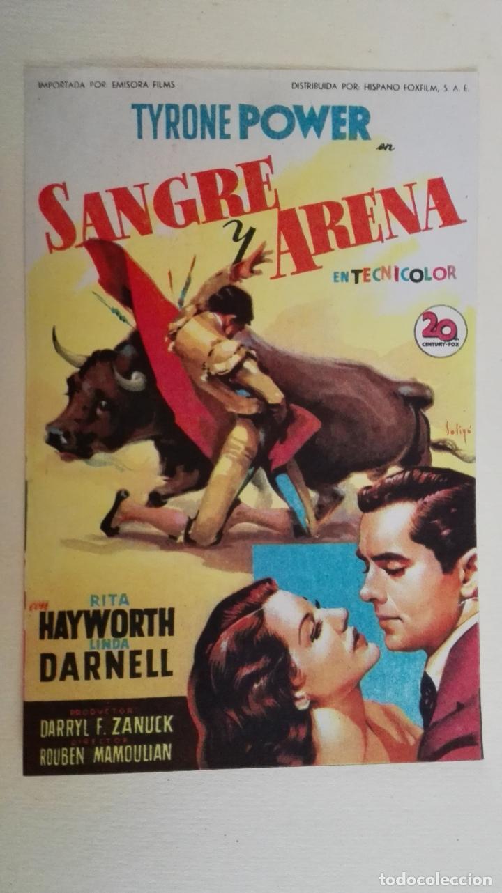 Cine: PROGRAMA DE CINE, SANGRE Y ARENA, SIN PUBLICIDAD - Foto 1