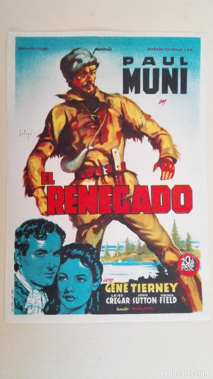 Cine: PROGRAMA DE CINE, EL RENEGADO, SIN PUBLICIDAD - Foto 1
