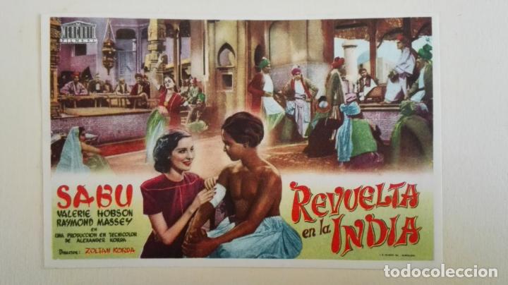 Cine: PROGRAMA DE CINE, SABU REVUELTA EN LA INDIA, SIN PUBLICIDAD - Foto 1