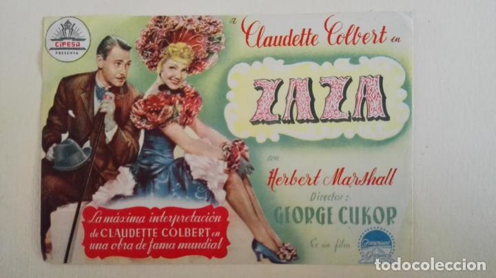 Cine: PROGRAMA DE CINE, ZAZA, SIN PUBLICIDAD - Foto 1