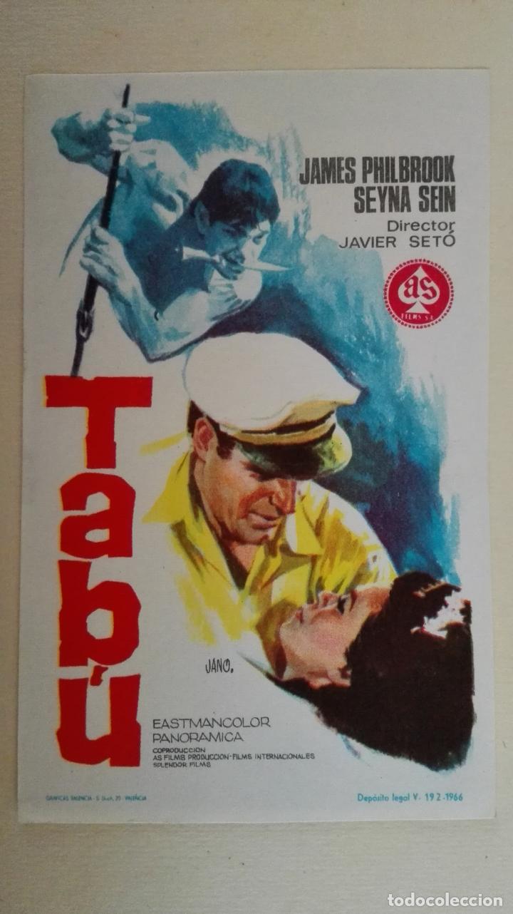 Cine: PROGRAMA DE CINE, TABU, SIN PUBLICIDAD - Foto 1