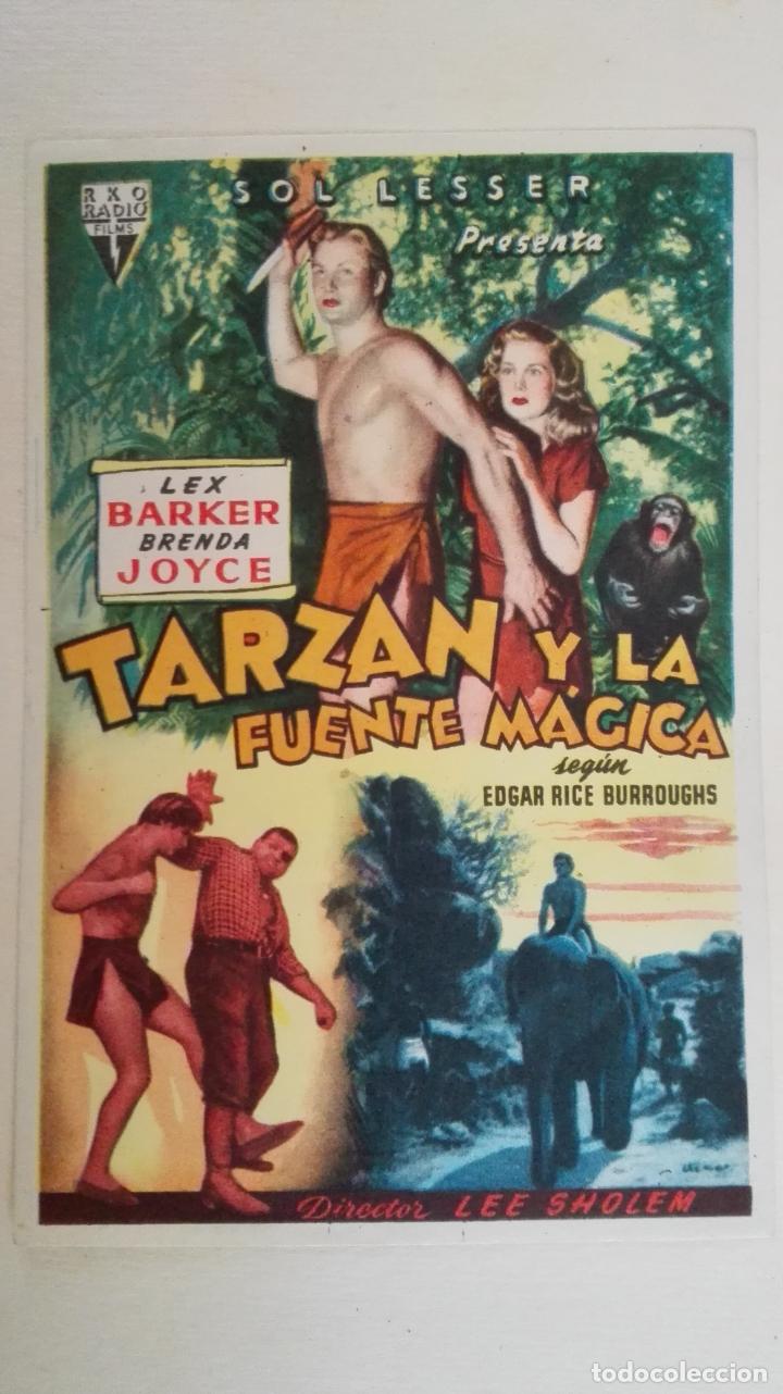 Cinema: PROGRAMA DE CINE, TARZAN Y LA FUENTE MAGICA, SIN PUBLICIDAD