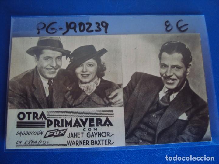 Cinema: (PG-190239) OTRA PRIMAVERA - CINE CENTRAL - A&Ntilde;O 1935