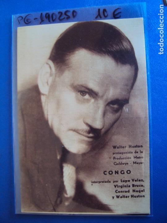 Cine: (PG-190250) CONGO - CINE CENTRAL - A&Ntilde;O 1933 - Foto 1