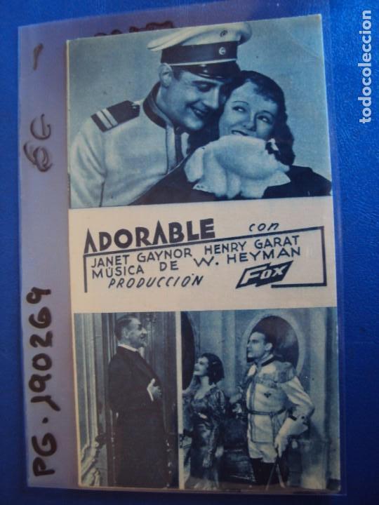 Cinema: (PG-190269) ADORABLE - CINE CENTRAL - A&Ntilde;O 1935