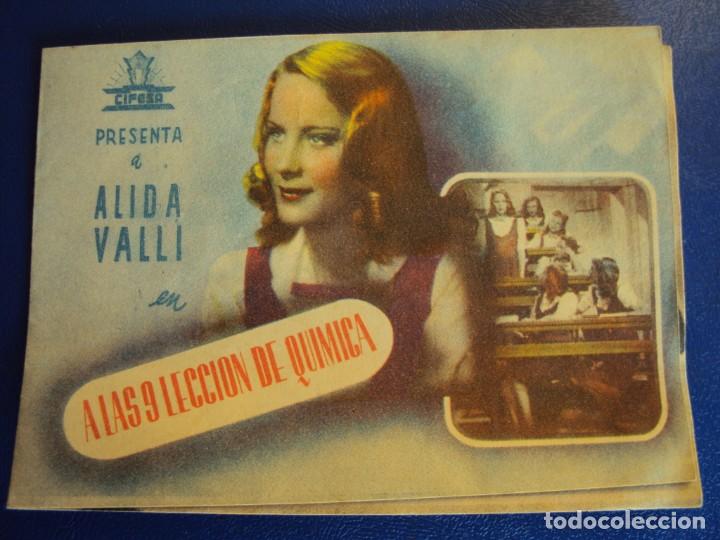 Cine: (PG-190290B) A LAS 9 LECCION DE QUIMICA - CINES BOHEMIA Y GALILEO - 1943