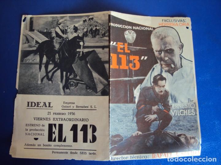 Cine: (PG-190300) EL 113 - IDEAL - A&Ntilde;O 1936 - Foto 1