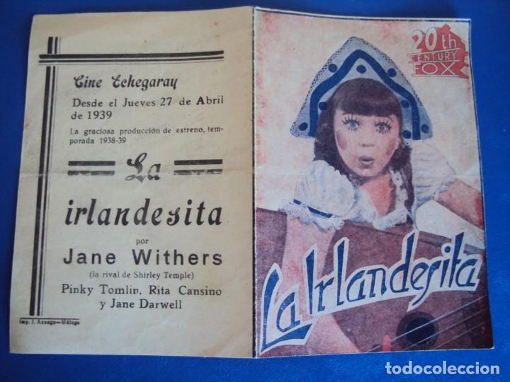 Cine: (PG-190321) LA IRLANDESITA - CINE ECHEGARAY - A&Ntilde;O 1939