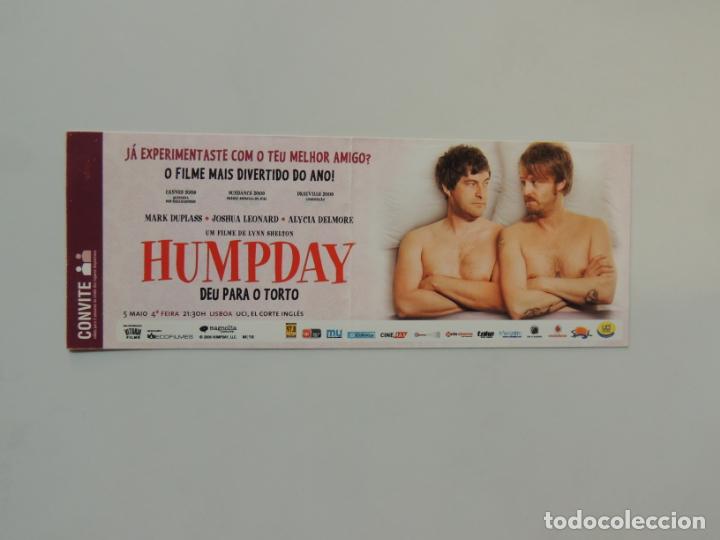 Cine: humpday - folleto mano original invitacion portugal Lynn Shelton tema homosexual