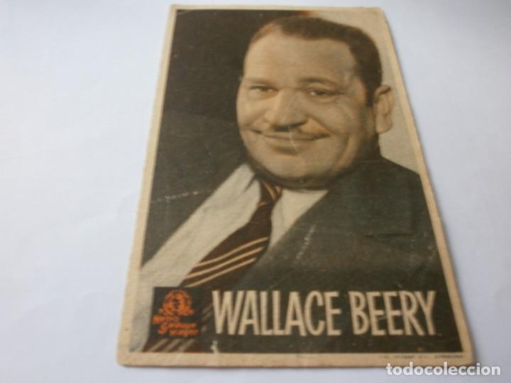 Cine: PROGRAMA DE CINE EN CART&Oacute;N - WALLACE BEERY - MARES DE CHINA - MGM - 1935. - Foto 1