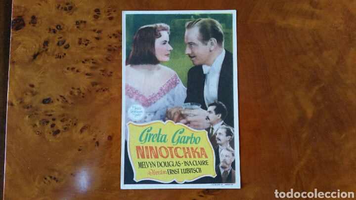 Cine: Programa de mano. Cine. NINOTCHKA. (Original) 1939 - PERFECTO. - Foto 1