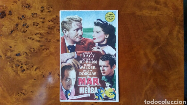 Cine: Programa de mano. Cine. MAR DE HIERBA (Original) 1948 - PERFECTO. - Foto 1