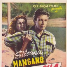 Cine: EL LOBO DE LA SILA CON SILVANA MANGANO, VITTORIO GASMANN AÑO 1954 EN CINEMAS PRINCIPAL Y LA RAMBLA. Lote 151693254
