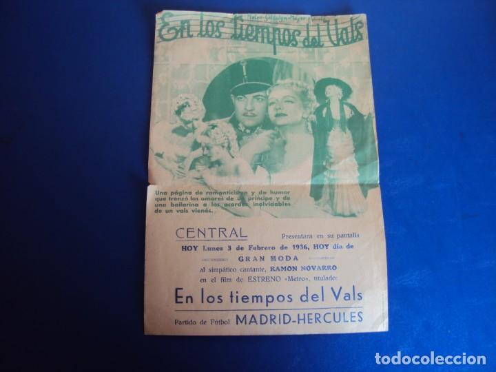 Cinema: (PG-190401) EN LOS TIEMPOS DE VALS - CENTRAL - A&Ntilde;O 1936