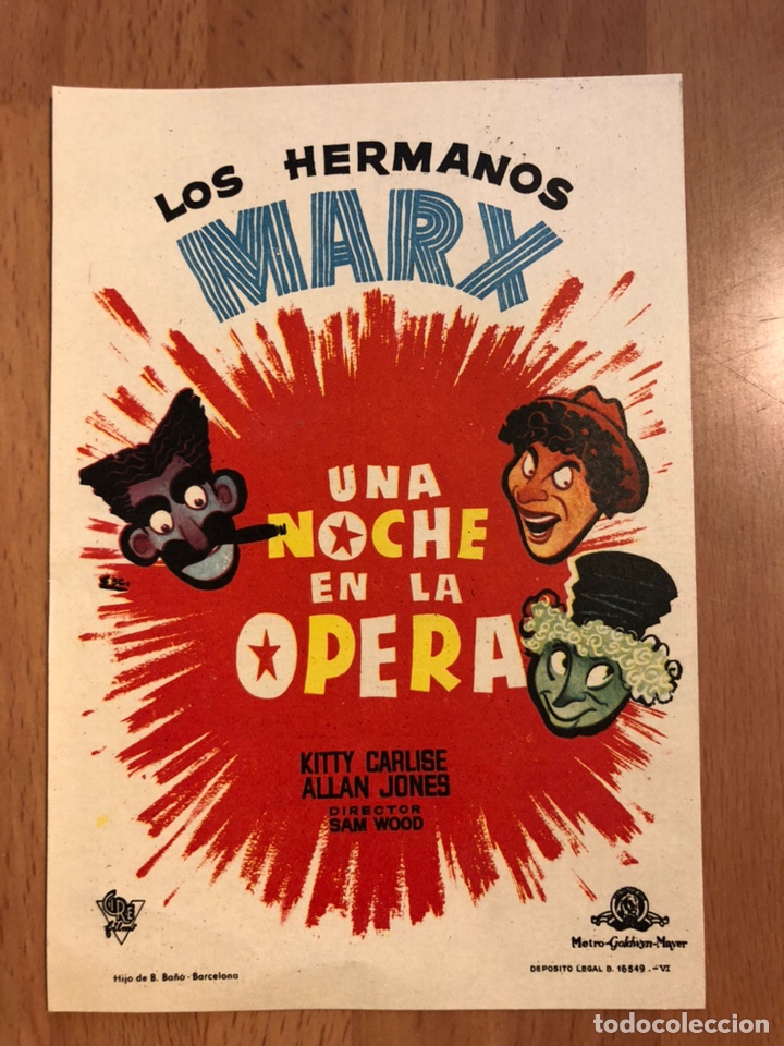 Cine: Programa los hermanos Marx una noche en la &oacute;pera - Foto 1