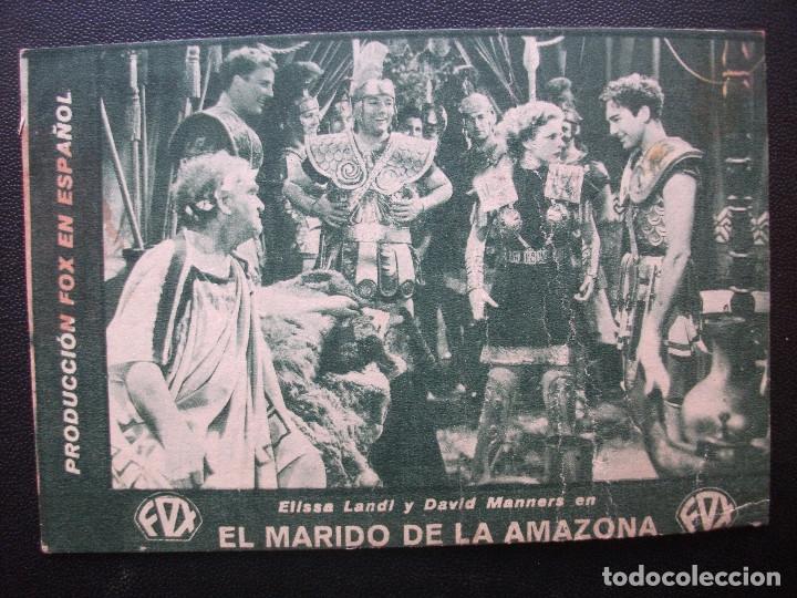 Cinema: EL MARIDO DE LA AMAZONA, ELISSA LANDI, CINE IDEAL, 1933