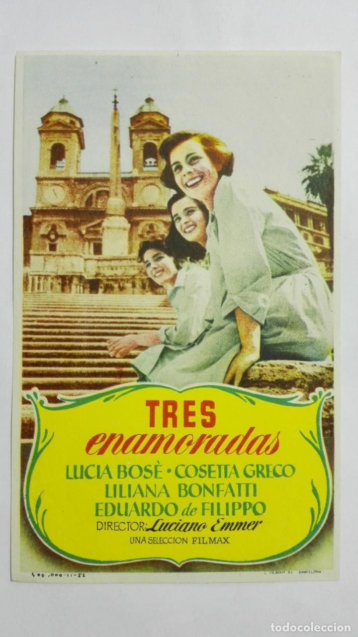 Cinema: PROGRAMA DE CINE, TRES ENAMORADOS, ORIGINAL A&Ntilde;OS 60, SIN PUBLICIDAD