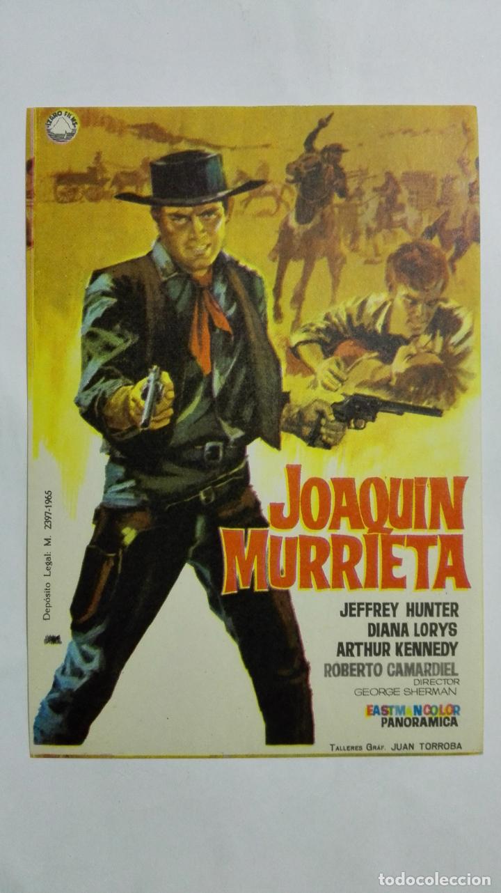 Cinema: PROGRAMA DE CINE, JOAQUIN MURRIETA, ORIGINAL A&Ntilde;OS 60, SIN PUBLICIDAD