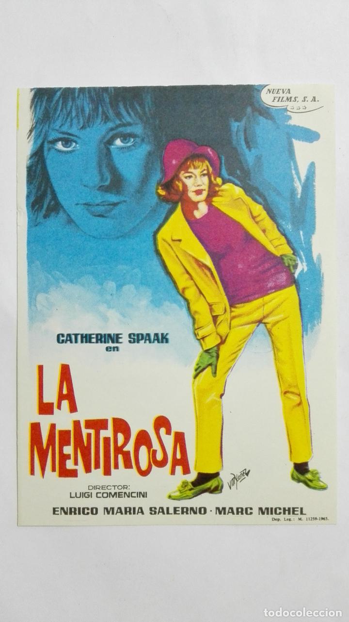 Cinema: PROGRAMA DE CINE, LA MENTIROSA, ORIGINAL A&Ntilde;OS 60, SIN PUBLICIDAD