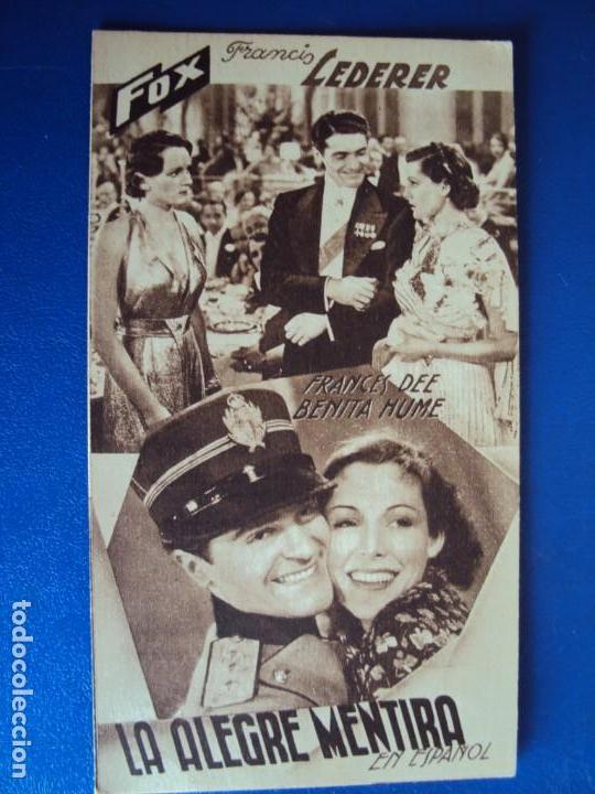 Kino: (PG-190409) LA ALEGRE MENTIRA - PATHE PALACE