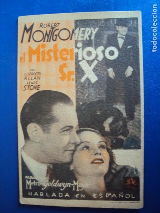 Kino: (PG-190419) EL MISTERIOSO SR.X - CINE TRIUNFO