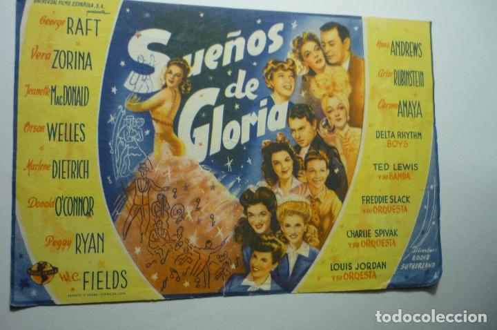 Kino: PROGRAMA SUE&Ntilde;OS DE GLORIA - GEORGE RAFT PUBLICIDAD SANJUANI -S.JUAN ABADESAS